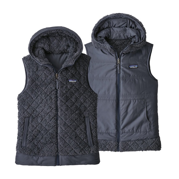 hooded fleece vest women's